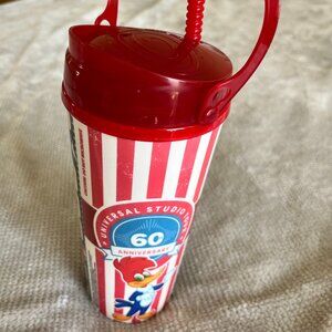 Universal Studios Hollywood Glamour Tram Studio Tour 60th Anniversary Cup w/Lid
